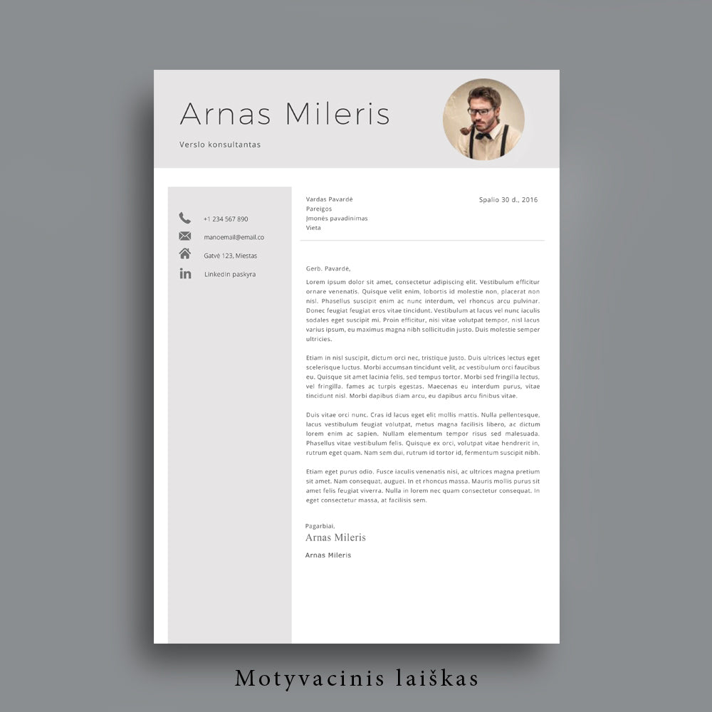 Motyvacinis laiškas